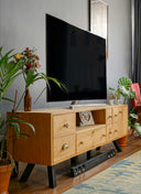 SANDIK TV ÜNİTESİ - 170 CM, KETEN YAĞLI
