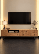 Sandık TV Ünitesi , 202 Cm , Keten Yağlı