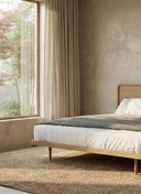 PERA AHŞAP BAŞLIKLI YATAK SETİ - 180 CM