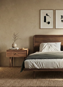 PERA AHŞAP BAŞLIKLI YATAK SETİ - 160 CM