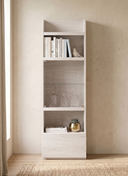 AHENK MODÜL 1 KİTAPLIK - 60 CM, CİLALI