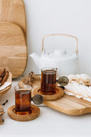 Kepçe Çay Bardağı ,  4'lü Set