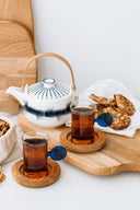 Kepçe Çay Bardağı ,  4'lü Set