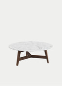 BİR SEHPA - 80 CM - MERMER