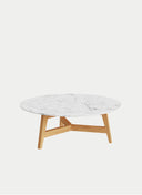 BİR SEHPA - 80 CM - MERMER