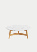 BİR SEHPA - 80 CM - MERMER