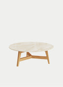 BİR SEHPA - 80 CM - MERMER