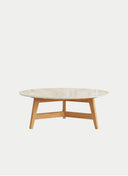 BİR SEHPA - 80 CM - MERMER