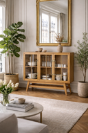 BÜFET BÜFE ŞEFFAF CAM 120 X 90 CM