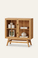 BÜFET BÜFE ŞEFFAF CAM 80 X 90 CM