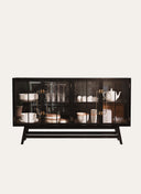 BÜFET BÜFE ŞEFFAF CAM 160 X 90 CM CİLALI