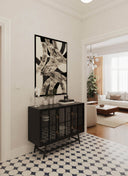 BÜFET BÜFE ŞEFFAF CAM 120 X 90 CM CİLALI