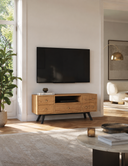 Sandık TV Ünitesi , 136 Cm , Keten Yağlı