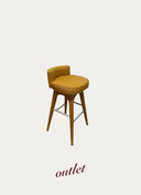 COZY GARAGE BAR SANDALYESİ, MEŞE
