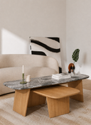 Amorfus Sehpa - 150 cm , Meşe , Gricco Versilia